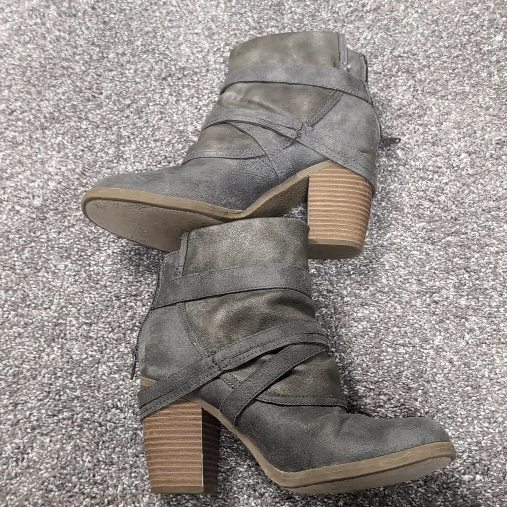 Silver/grey ankle boot - Picture 5 of 10